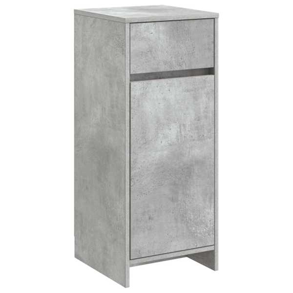 vidaXL Vannitoa kapp Betoonhall 35 x 36,5 x 85 cm Tehispuit