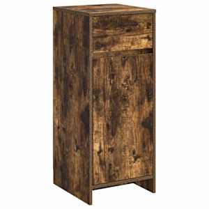vidaXL Vannitoa kapp Suitsutatud tamm 35 x 36,5 x 85 cm Tehispuit