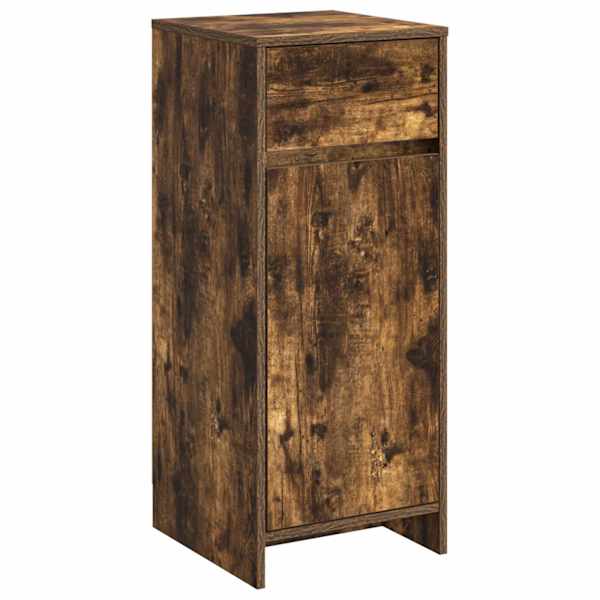 vidaXL Vannitoa kapp Suitsutatud tamm 35 x 36,5 x 85 cm Tehispuit
