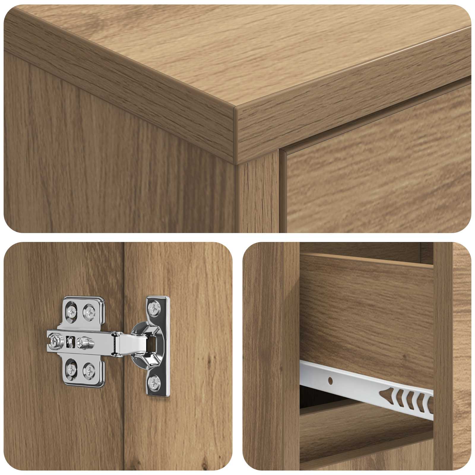 vidaXL Badezimmerschrank Artisan-Eiche 35 x 36,5 x 85 cm Holzwerkstoff – Bild 6