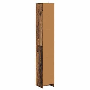 Koupelnová skříň Staré dřevo 30 x 33 x 190 cm Kompozitní dřevo - obrázek 5