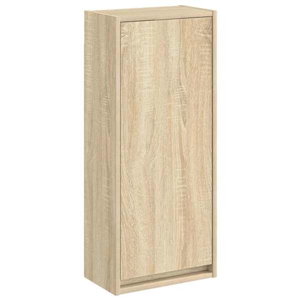 vidaXL Seinale paigaldatav valamu ja kapp Sonoma tamm 35 x 20 x 81 cm
