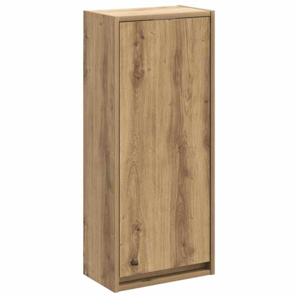 vidaXL Seinale paigaldatav valamu ja kapp Artisan tamm 35 x 20 x 81 cm