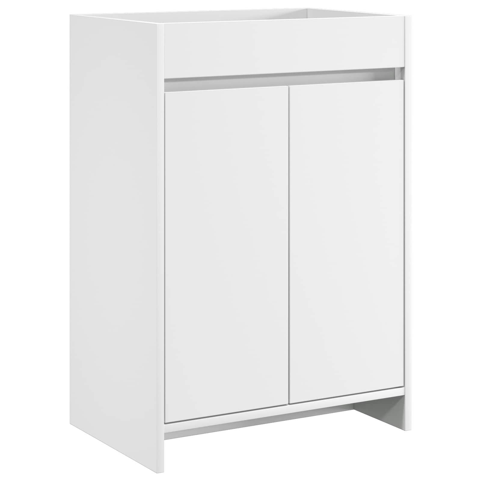 Kopalniški kabinet pod umivalnikom Bela 56 x 37,5 x 81 cm
