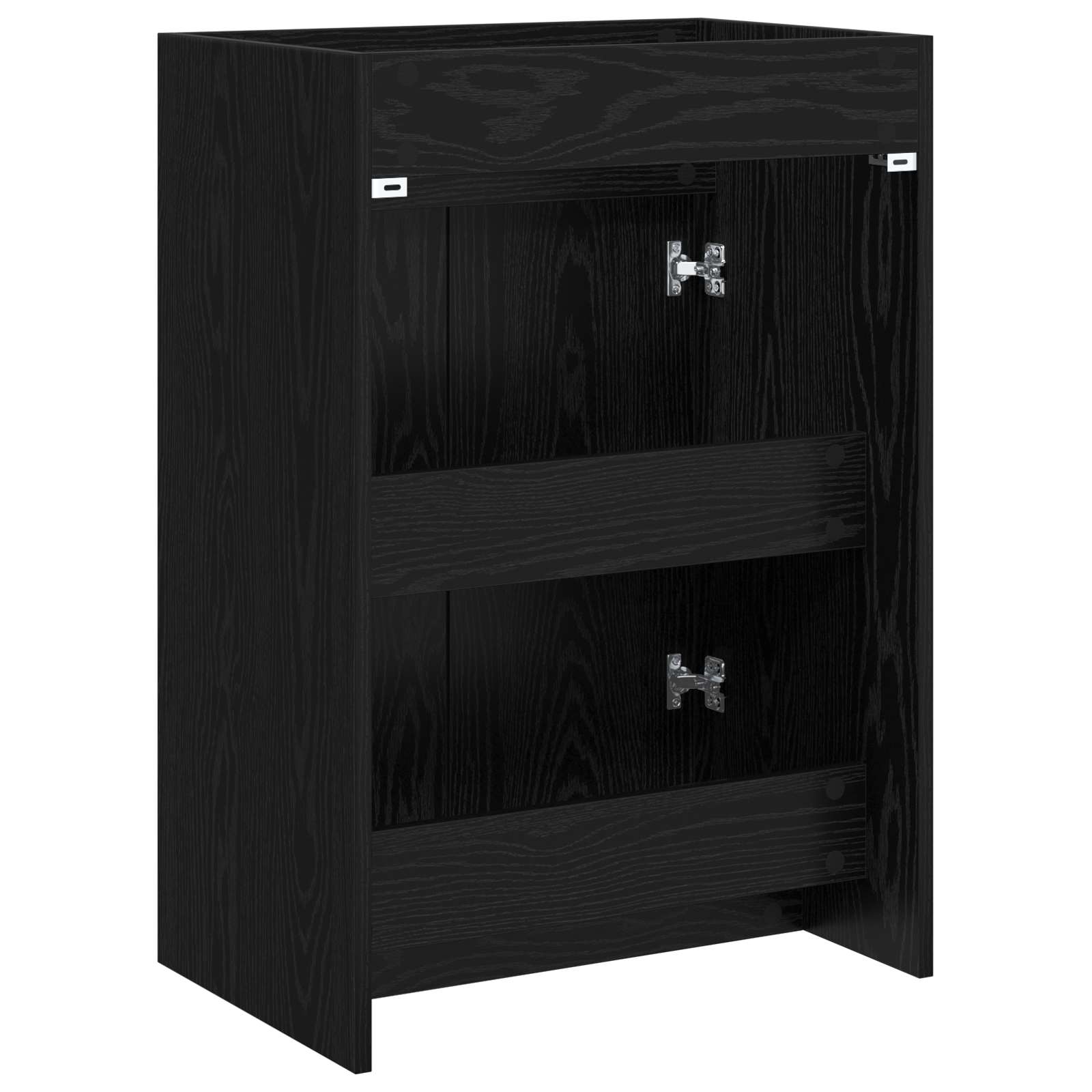 Kopalniški kabinet pod umivalnikom Črni hrast 56 x 37,5 x 81 cm - slika 5