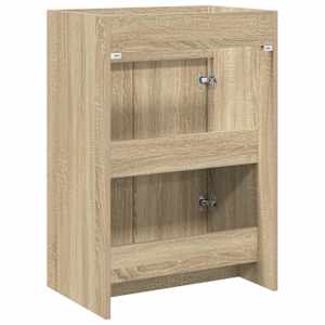 Koupelnová skříňka pod umyvadlo Dub sonoma 56 x 37,5 x 81 cm - obrázek 6