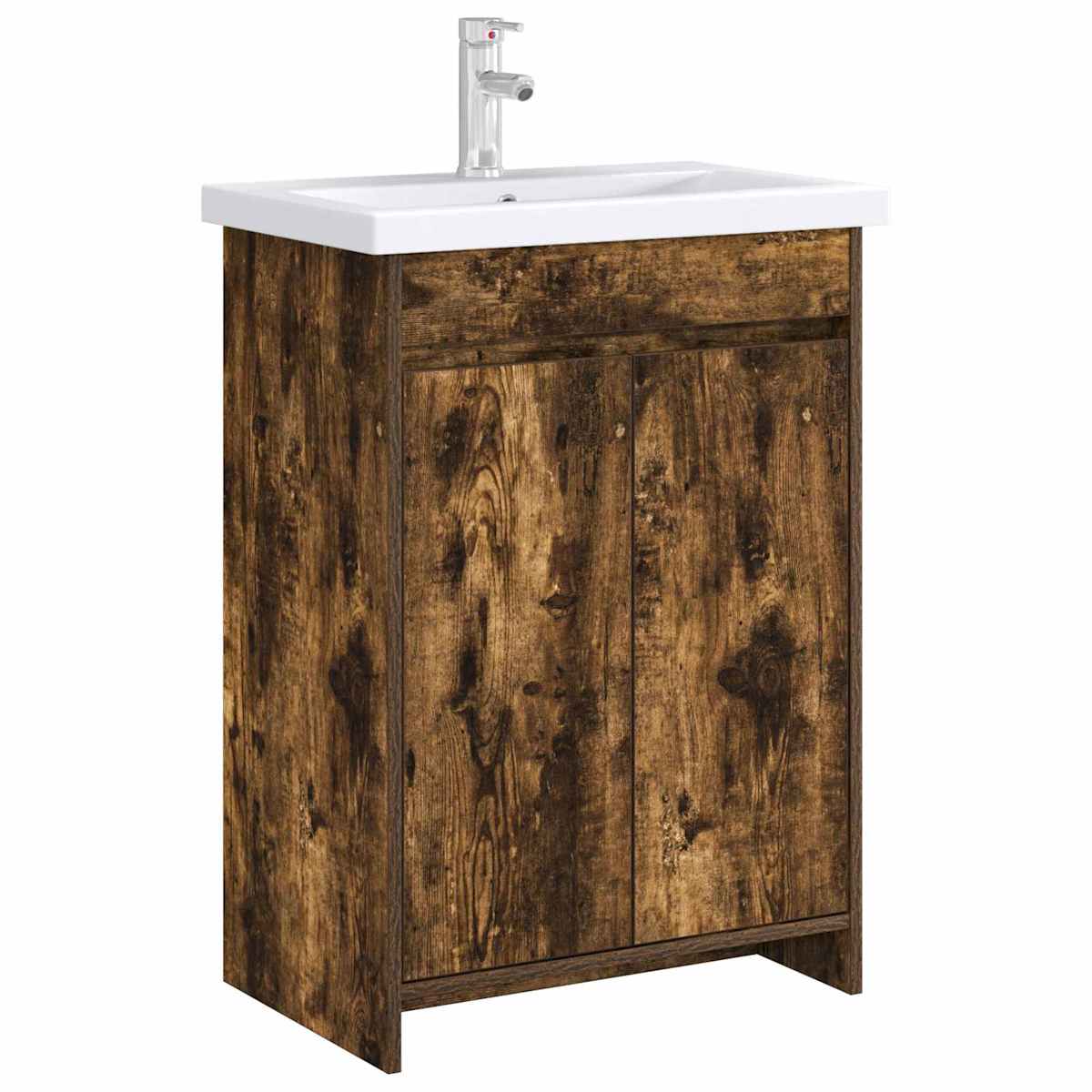 Badeværelse Under Vask Skab Røget eg 56 x 37,5 x 81 cm - Billede 3