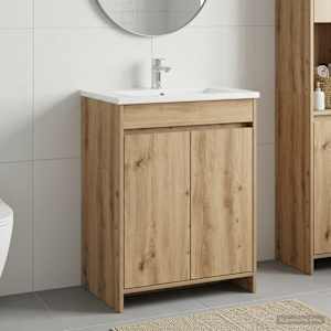 Kopalniški kabinet pod umivalnikom Artisan hrast