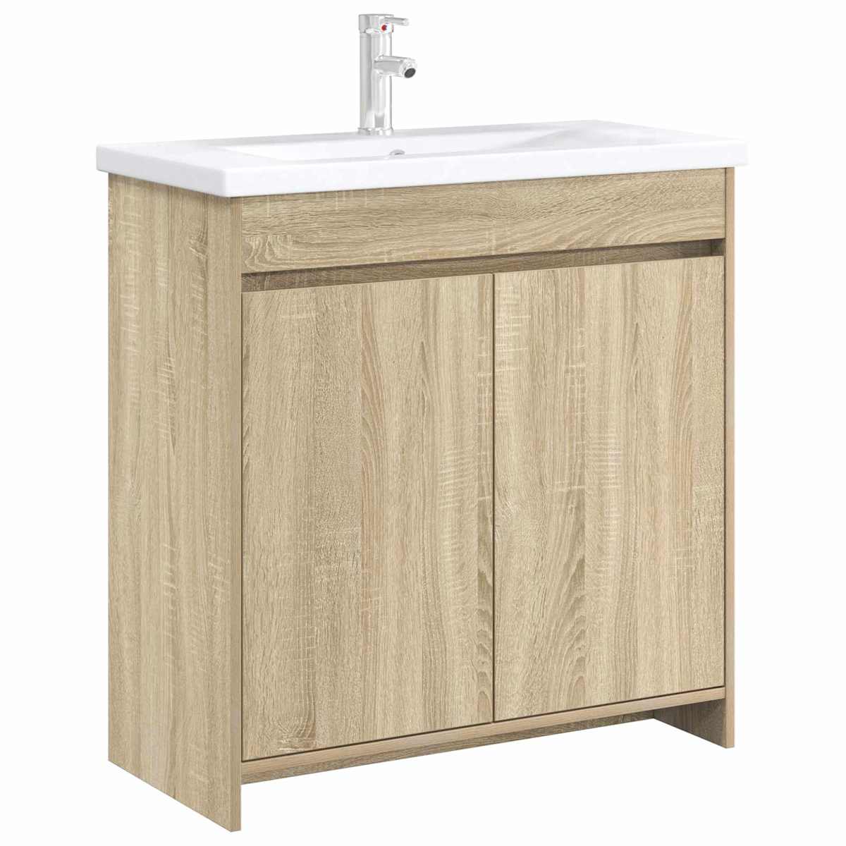 Badeværelse Under Vask Skab Sonoma-eg 78,5 x 37,5 x 81 cm - Billede 3