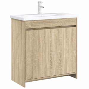 Koupelnová skříňka pod umyvadlo Dub sonoma 78,5 x 37,5 x 81 cm - obrázek 3