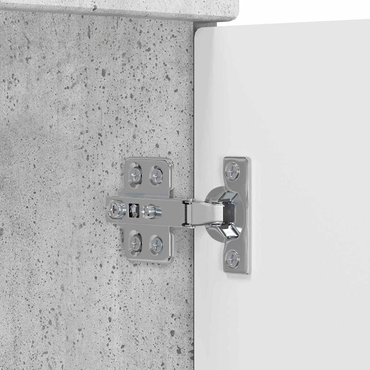 Badeværelse Under Vask Skab Betongrå 78,5 x 37,5 x 81 cm - Billede 6