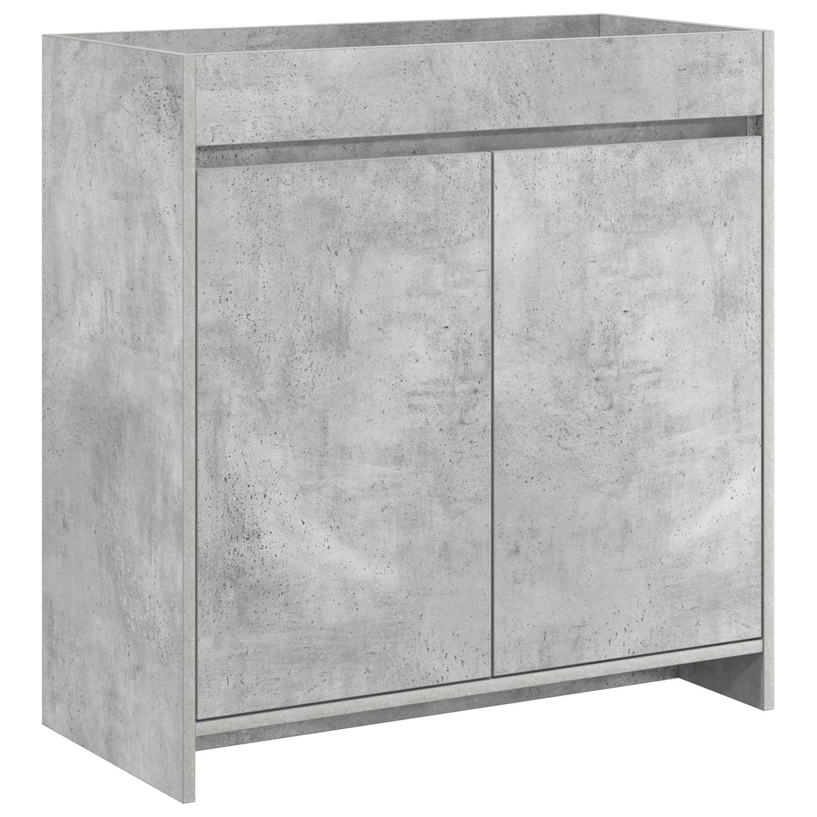 vidaXL Dulap sub chiuvetă pentru baie Gri Beton 78,5 x 37,5 x 81 cm