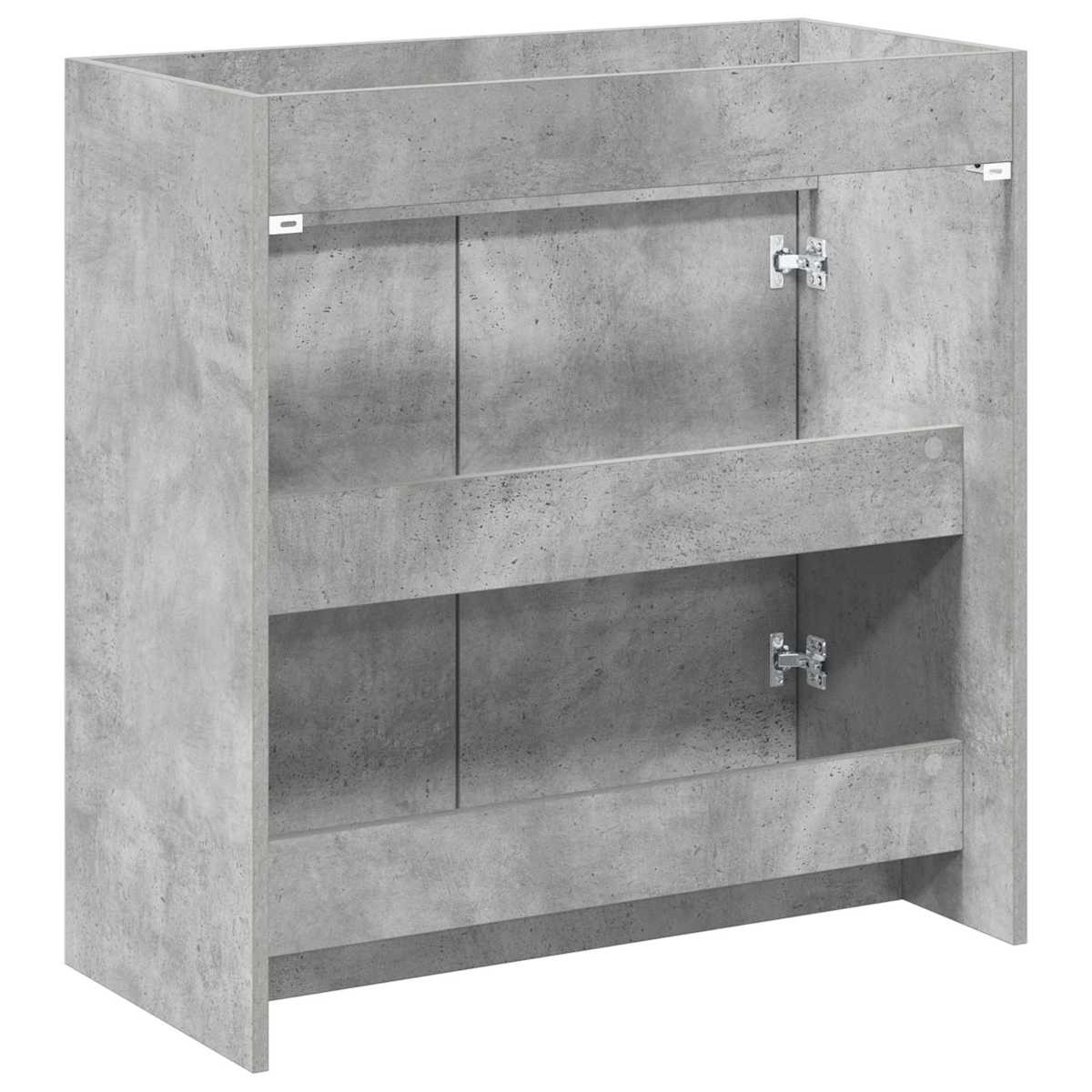 Badeværelse Under Vask Skab Betongrå 78,5 x 37,5 x 81 cm - Billede 5