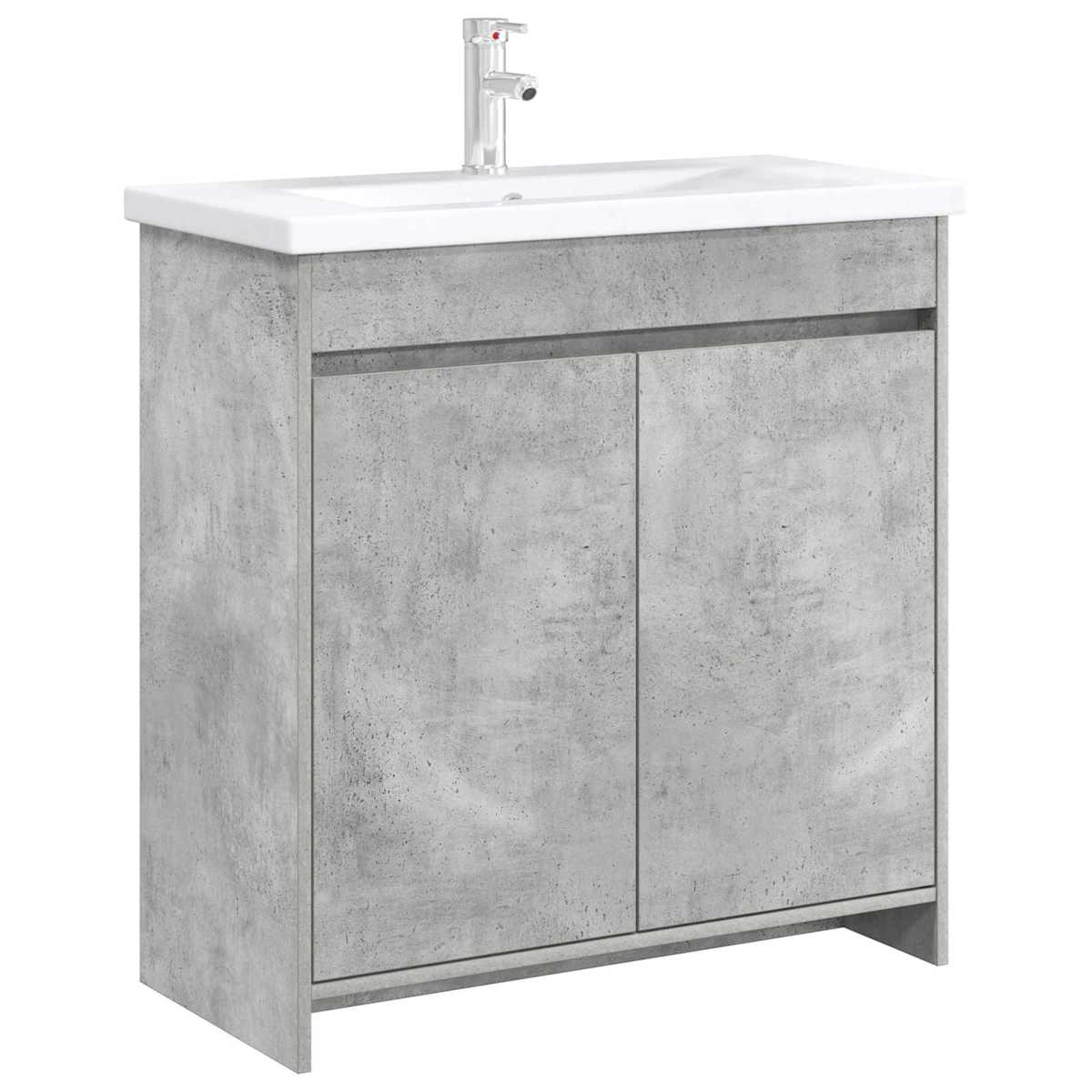 Badeværelse Under Vask Skab Betongrå 78,5 x 37,5 x 81 cm - Billede 3