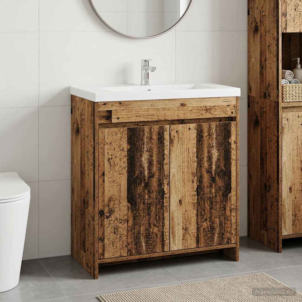 Kopalniški kabinet pod umivalnikom Star les 78,5 x 37,5 x 81 cm
