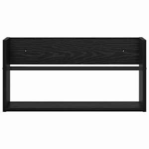 Regál na časopisy Černý dub 60 x 12 x 30 cm kompozitní dřevo - obrázek 5