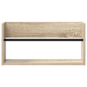 Regál na časopisy s policí 2 pcs Sonoma dub 60 x 12 x 30 cm - obrázek 6