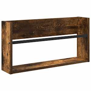 Regál na časopisy Kouřový dub 60 x 12 x 30 cm kompozitní dřevo - obrázek 2