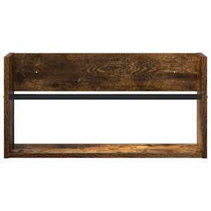 Regál na časopisy Kouřový dub 60 x 12 x 30 cm kompozitní dřevo - obrázek 5