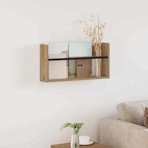 Regal za revije Umetni hrast 60 x 12 x 30 cm Konstruiran les