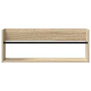 Regál na časopisy s policí 2 pcs Sonoma dub 80 x 12 x 30 cm - obrázek 6