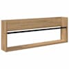vidaXL Ajakirja riiul riiuliga K&auml;sit&ouml;&ouml;puu 80 x 12 x 30 cm Tehispuit