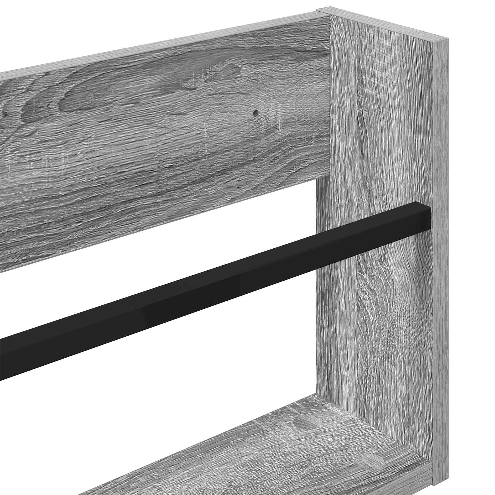 Raft pentru reviste Gri Sonoma 100 x 12 x 30 cm Lemn compozit [7]