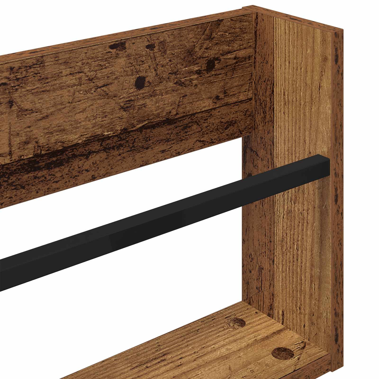 Raft pentru reviste Lemn vechi 100 x 12 x 30 cm Lemn compozit [7]