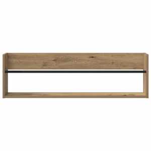 Regál na časopisy s policí 2 ks Artisanový dub 100 x 12 x 30 cm - obrázek 6
