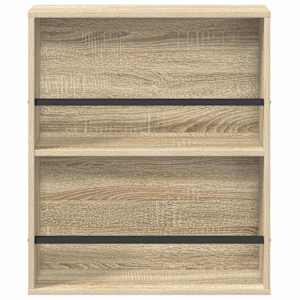 Regál na časopisy Sonoma dub 60 x 12 x 70 cm kompozitní dřevo - obrázek 5