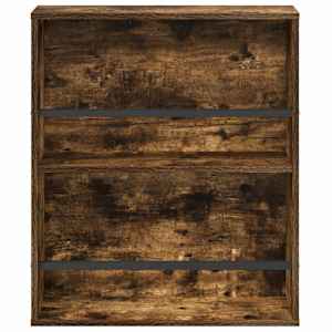 Regál na časopisy Kouřový dub 60 x 12 x 70 cm kompozitní dřevo - obrázek 5
