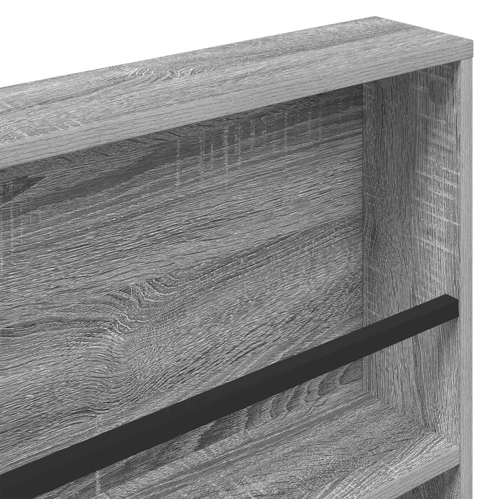 Raft pentru reviste Gri Sonoma 60 x 12 x 70 cm Lemn compozit [7]