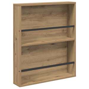Regál na časopisy s policí 2 ks Artisanový dub 60 x 12 x 70 cm - obrázek 5