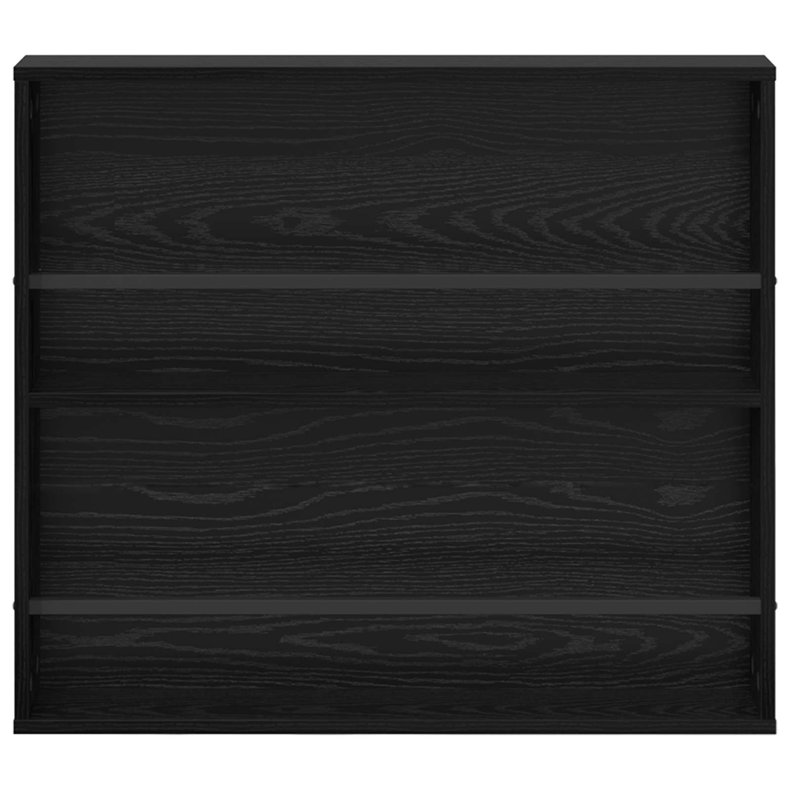 Raft pentru reviste Stejar Negru 80 x 12 x 70 cm Lemn compozit [4]