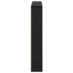 Regál na časopisy s policí 2 pcs Černý dub 80 x 12 x 70 cm - obrázek 7