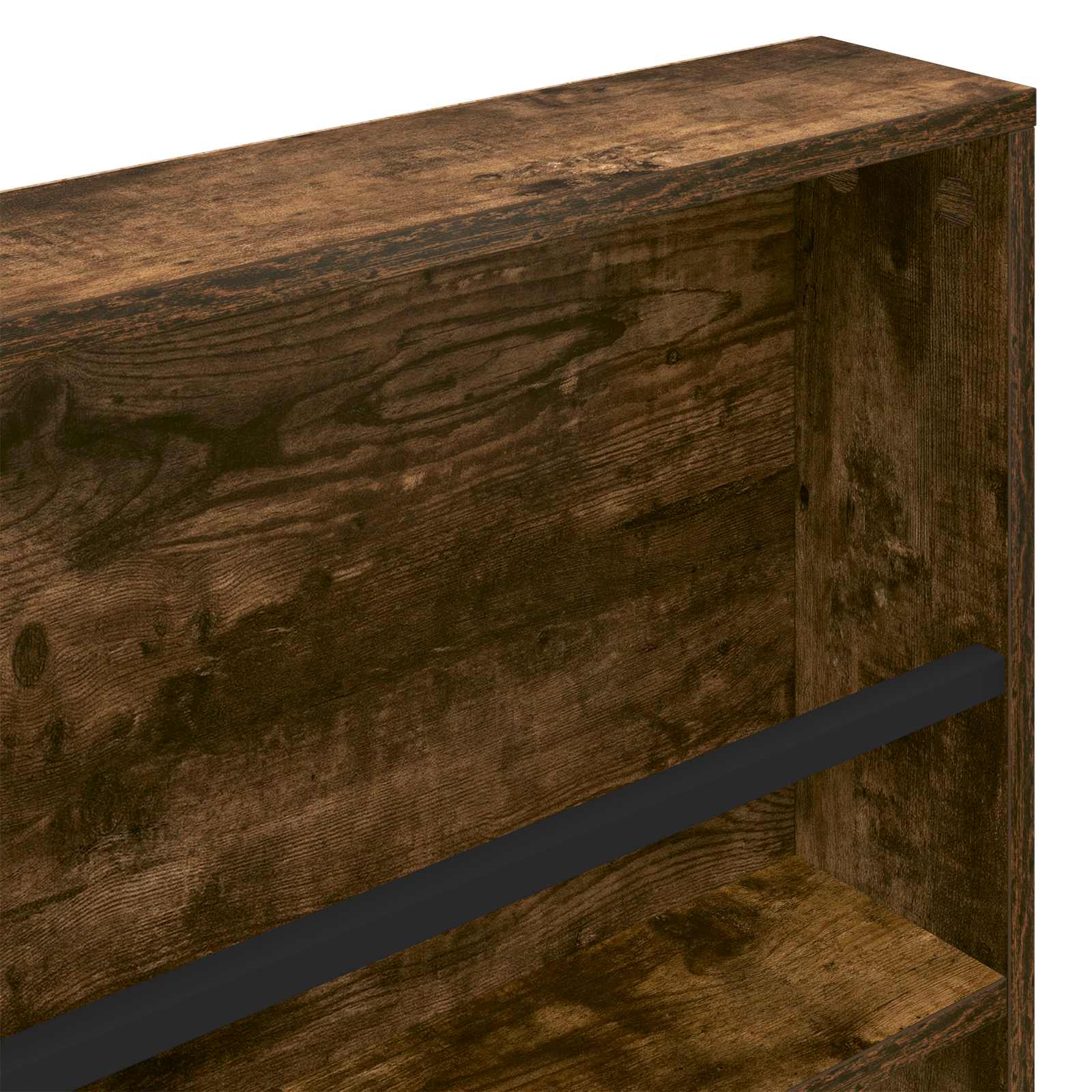 Raft pentru reviste cu raft Stejar fumuriu 80 x 12 x 70 cm [7]