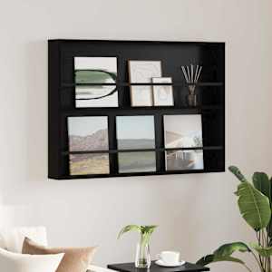 Regál na časopisy Černý dub 100 x 12 x 70 cm kompozitní dřevo - obrázek 1
