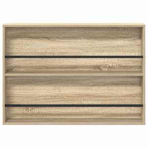 Regál na časopisy Sonoma dub 100 x 12 x 70 cm kompozitní dřevo - obrázek 5