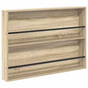 Regál na časopisy s policí 2 pcs Sonoma dub 100 x 12 x 70 cm - obrázek 5