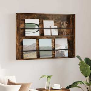 Regal za revije Dimljeni oreh 100 x 12 x 70 cm Konstruiran les