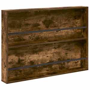 Regál na časopisy s policí 2 pcs Kouřový dub 100 x 12 x 70 cm - obrázek 5
