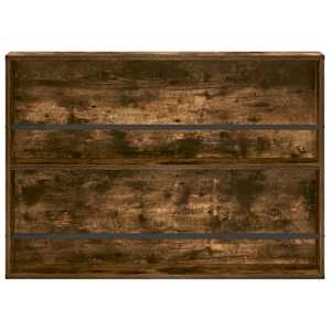Regál na časopisy s policí 2 pcs Kouřový dub 100 x 12 x 70 cm - obrázek 6