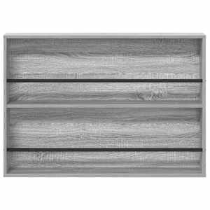 Regál na časopisy s policí 2 pcs Šedá Sonoma 100 x 12 x 70 cm - obrázek 6