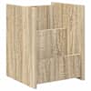 vidaXL Ajakirja riiul riiuliga Sonoma tamm 35 x 35 x 45 cm Tehispuit