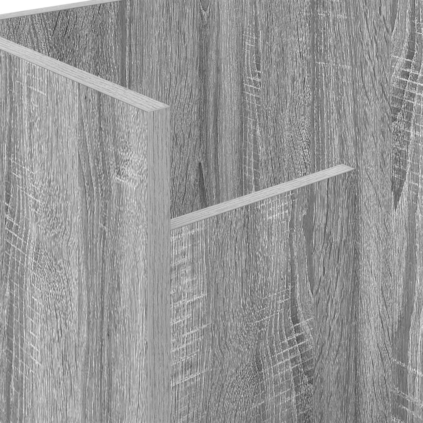 Raft pentru reviste Gri Sonoma 35 x 35 x 45 cm Lemn compozit [7]