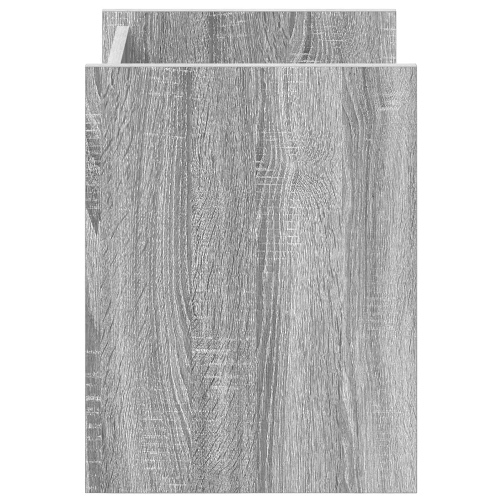 Raft pentru reviste Gri Sonoma 35 x 35 x 45 cm Lemn compozit [5]