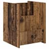 vidaXL Ajakirja riiul riiuliga Vana puit 35 x 35 x 45 cm Tehispuit