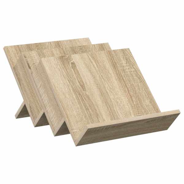 vidaXL Ajakirja riiul riiuliga Sonoma tamm 53 x 40 x 28,5 cm Tehispuit