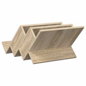 Regál na časopisy Sonoma dub 53 x 40 x 28.5 cm kompozitní dřevo - obrázek 7