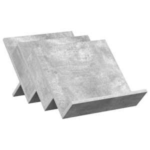 Regál na časopisy s policí Betonově šedá 53 x 40 x 28.5 cm - obrázek 2